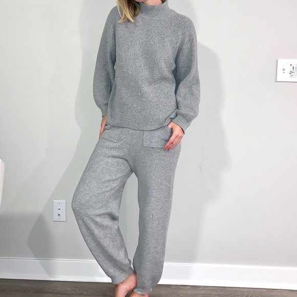 MISHA Lounge Tops - MISHA Lounge Knitted Wool Blend Tracksuit Set 2 pc